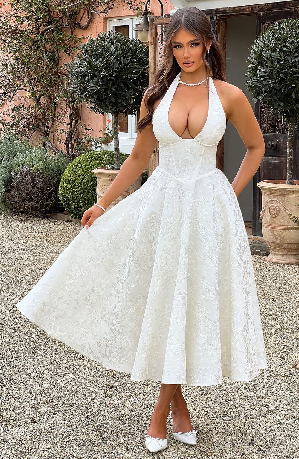Celestia™ | Vestido midi romántico 
