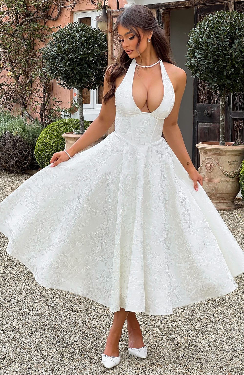 Celestia™ | Vestido midi romántico 