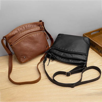 Freya - Bolso de hombro de cuero