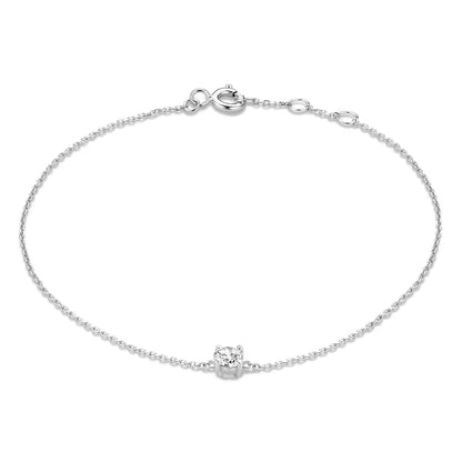 Pulsera de piedra moissanita Cléa