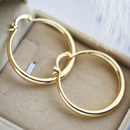 Aros dorados vintage