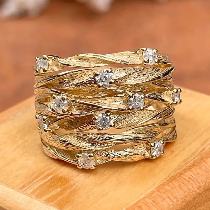 Anillo de oro vintage 