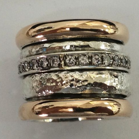 Anillo vintage de oro grueso 