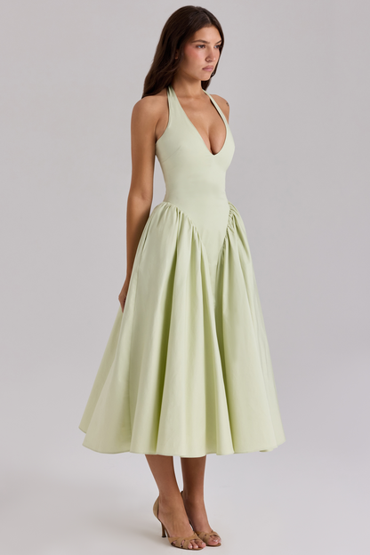 Zinnia™ | Vestido midi fruncido 