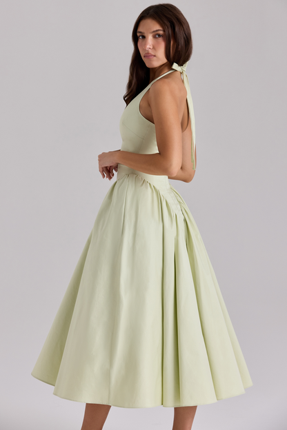 Zinnia™ | Vestido midi fruncido 