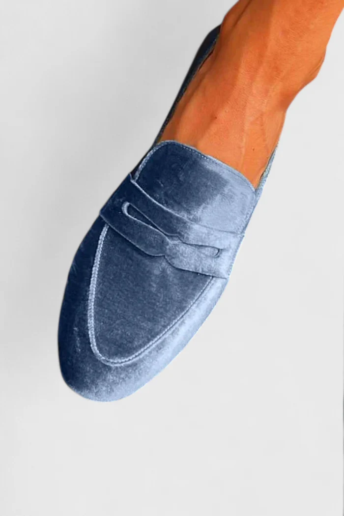 Lou - Mocasines de terciopelo