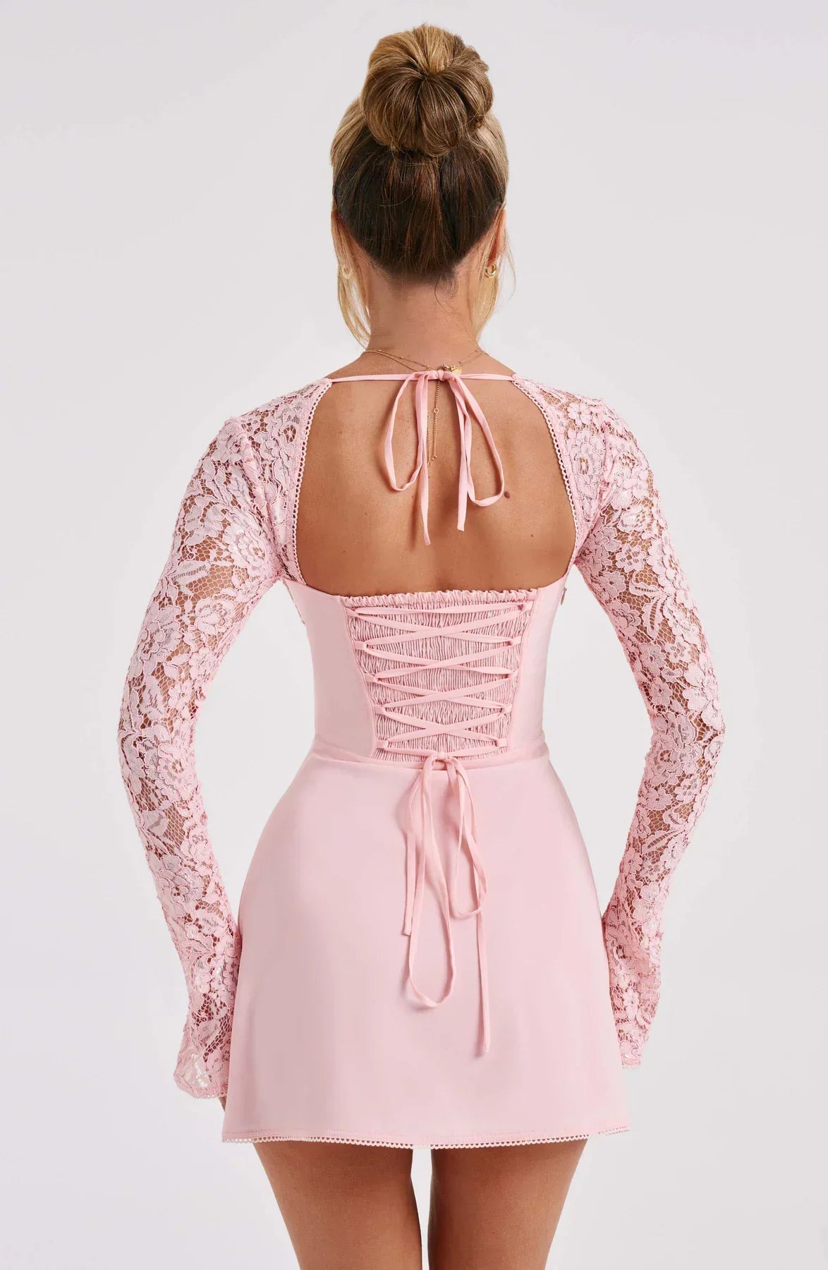 Qiana™ | Minivestido fruncido