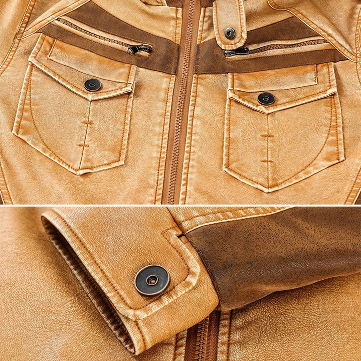 Chaqueta de cuero Titan