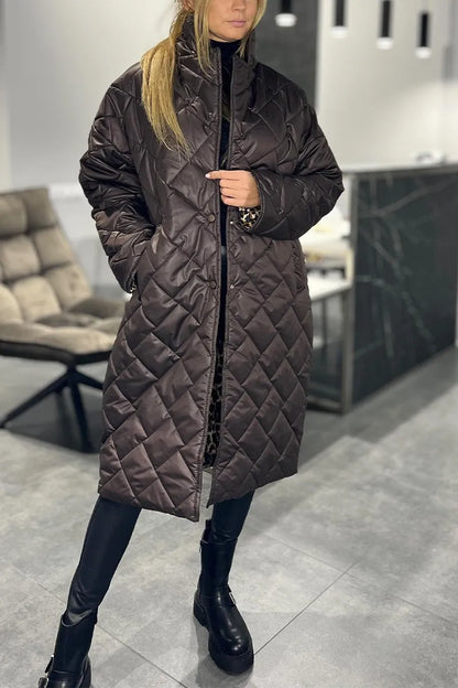 Iva – Abrigo acolchado reversible