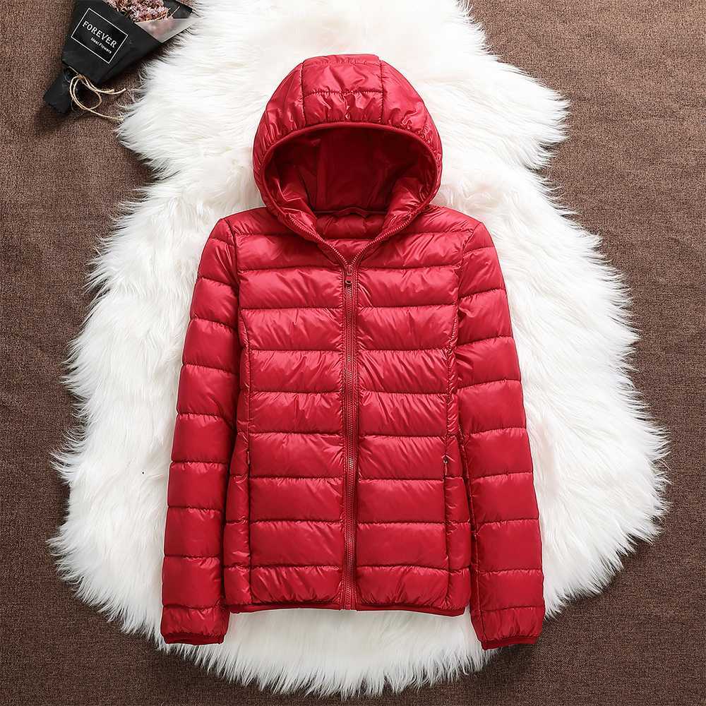 Norte - Nueva chaqueta impermeable con plumas de pato blancas