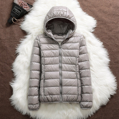 Norte - Nueva chaqueta impermeable con plumas de pato blancas