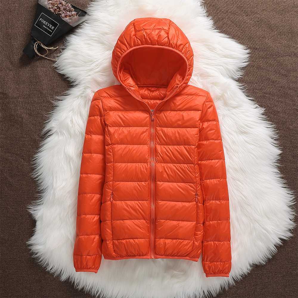 Norte - Nueva chaqueta impermeable con plumas de pato blancas