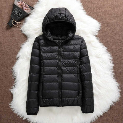 Norte - Nueva chaqueta impermeable con plumas de pato blancas