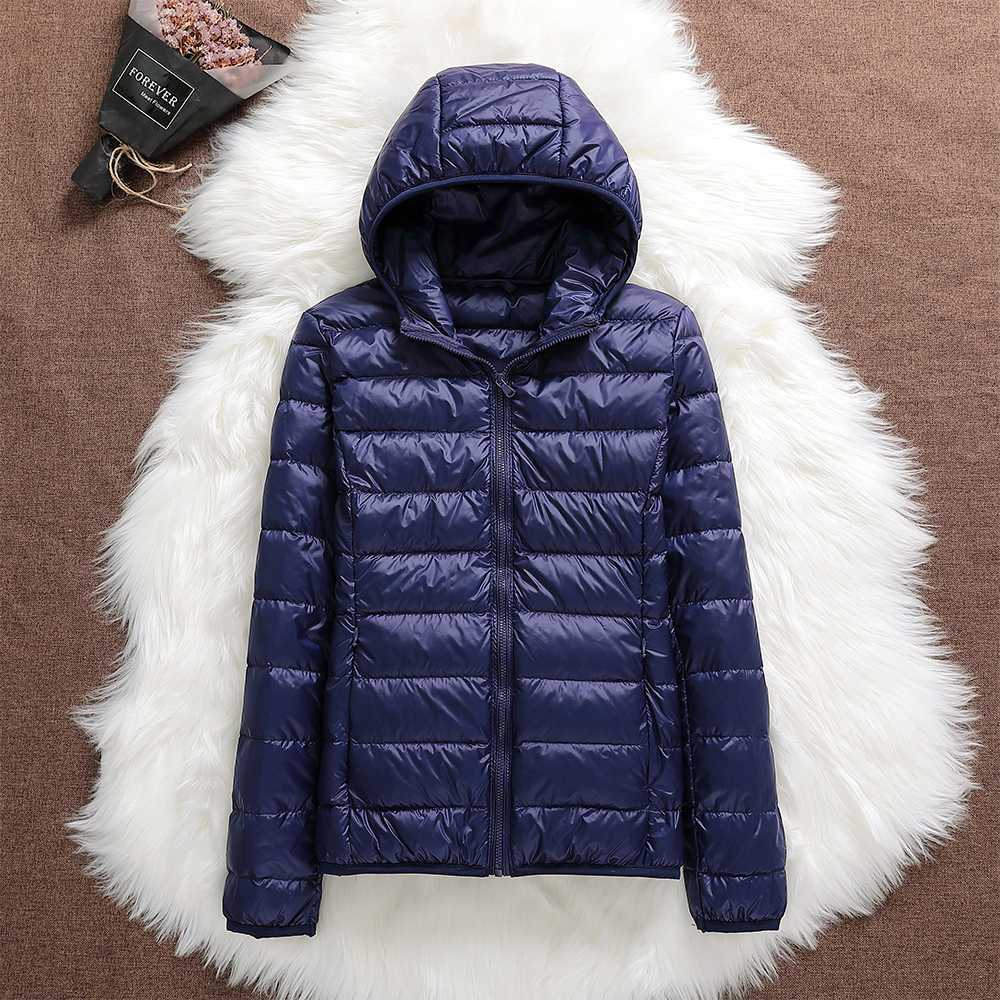 Norte - Nueva chaqueta impermeable con plumas de pato blancas