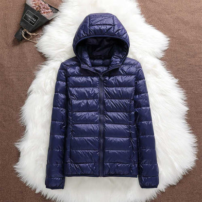 Norte - Nueva chaqueta impermeable con plumas de pato blancas