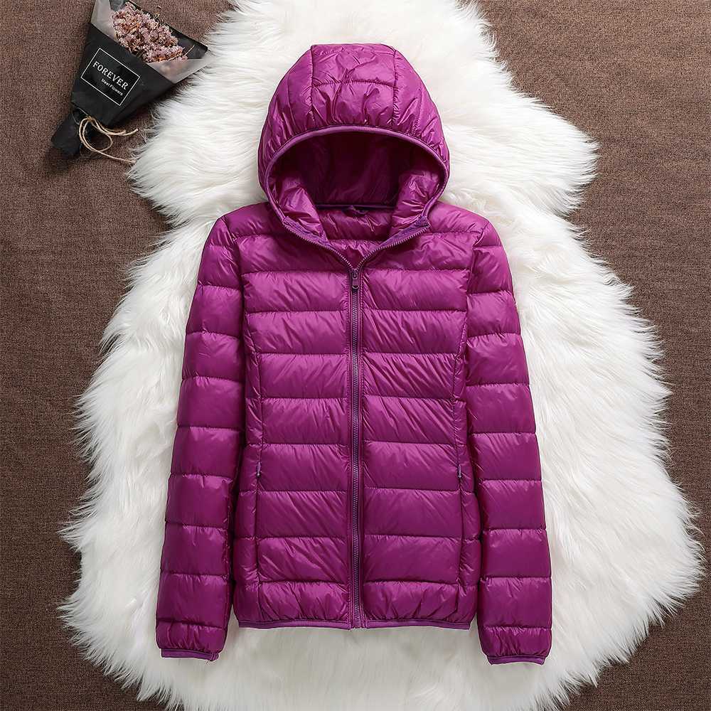 Norte - Nueva chaqueta impermeable con plumas de pato blancas