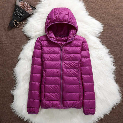 Norte - Nueva chaqueta impermeable con plumas de pato blancas