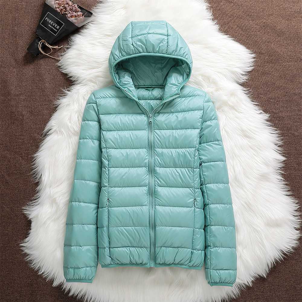 Norte - Nueva chaqueta impermeable con plumas de pato blancas