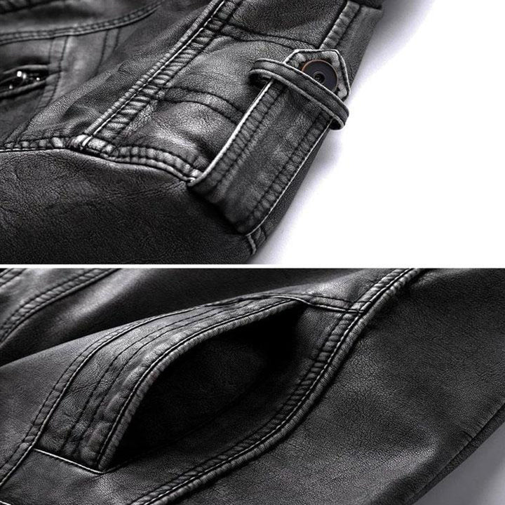 Chaqueta de cuero Bon
