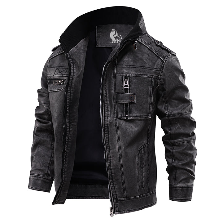 Chaqueta de cuero Bon
