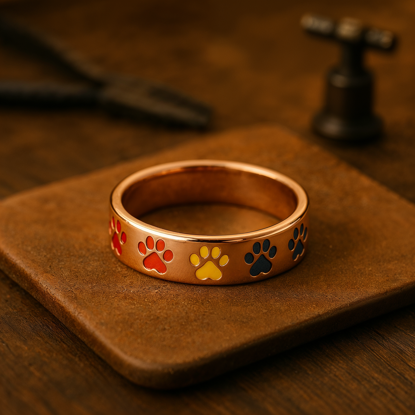 Anillo giratorio antiestrés para patas