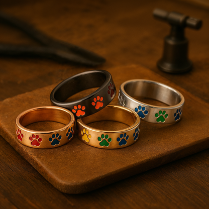 Anillo giratorio antiestrés para patas