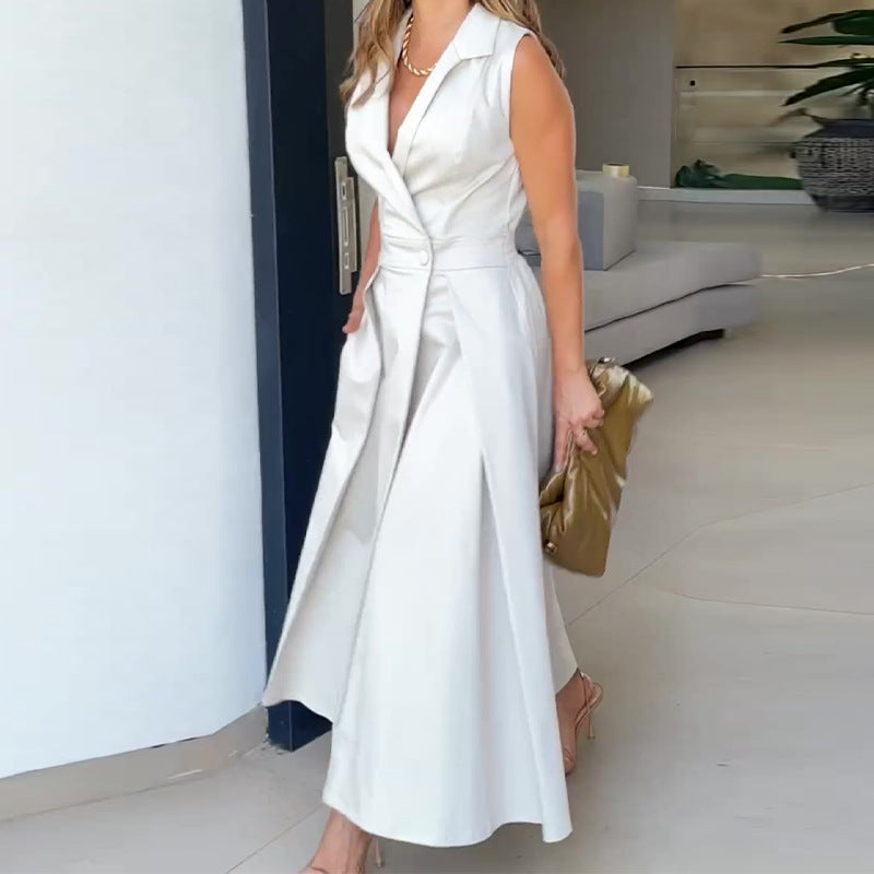 Amaia | Vestido midi con cuello en V