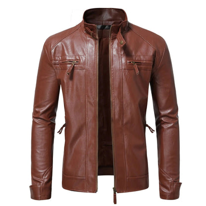 Chaqueta de cuero Ethan para hombre
