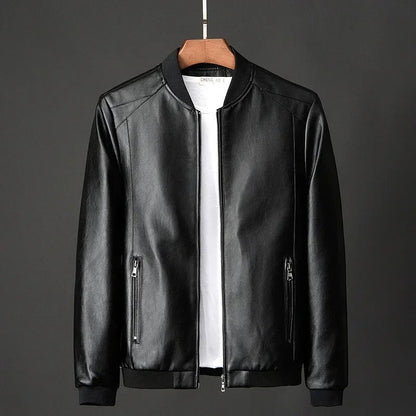 Chaqueta de motociclista de cuero
