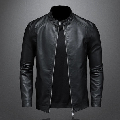 Chaqueta de cuero clásica