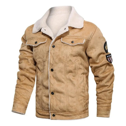 Chaqueta de cuero polar cálido Lloyd