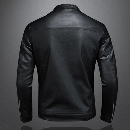 Chaqueta de cuero clásica