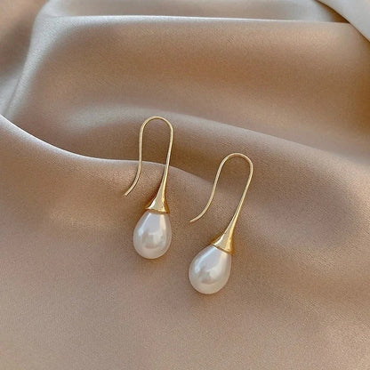 Pendientes de perlas clásicas Helena 