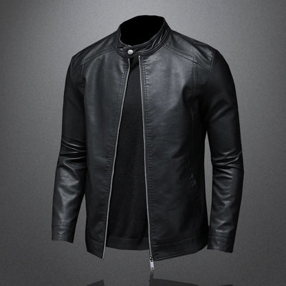 Chaqueta de cuero clásica