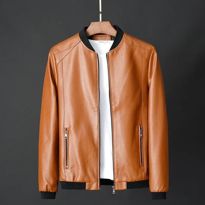 Chaqueta de motociclista de cuero