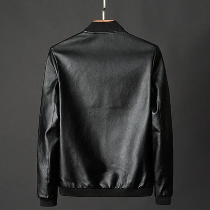 Chaqueta de motociclista de cuero