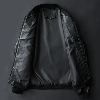 Chaqueta de motociclista de cuero