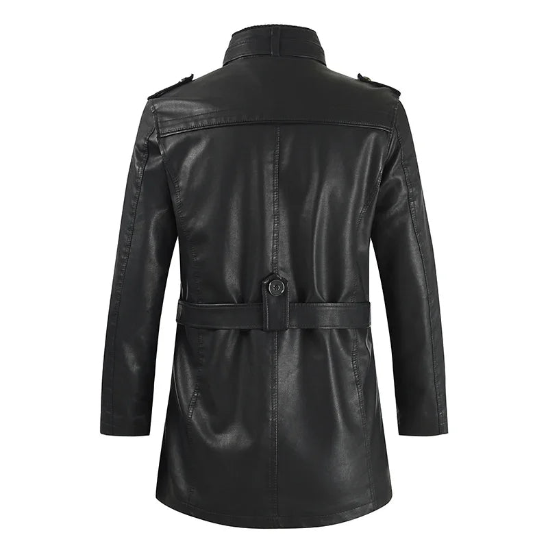 Chaqueta de motociclista de cuero Mark Long