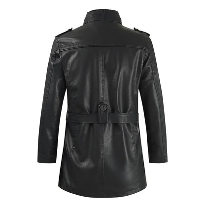 Chaqueta de motociclista de cuero Mark Long