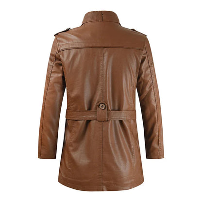 Chaqueta de motociclista de cuero Mark Long
