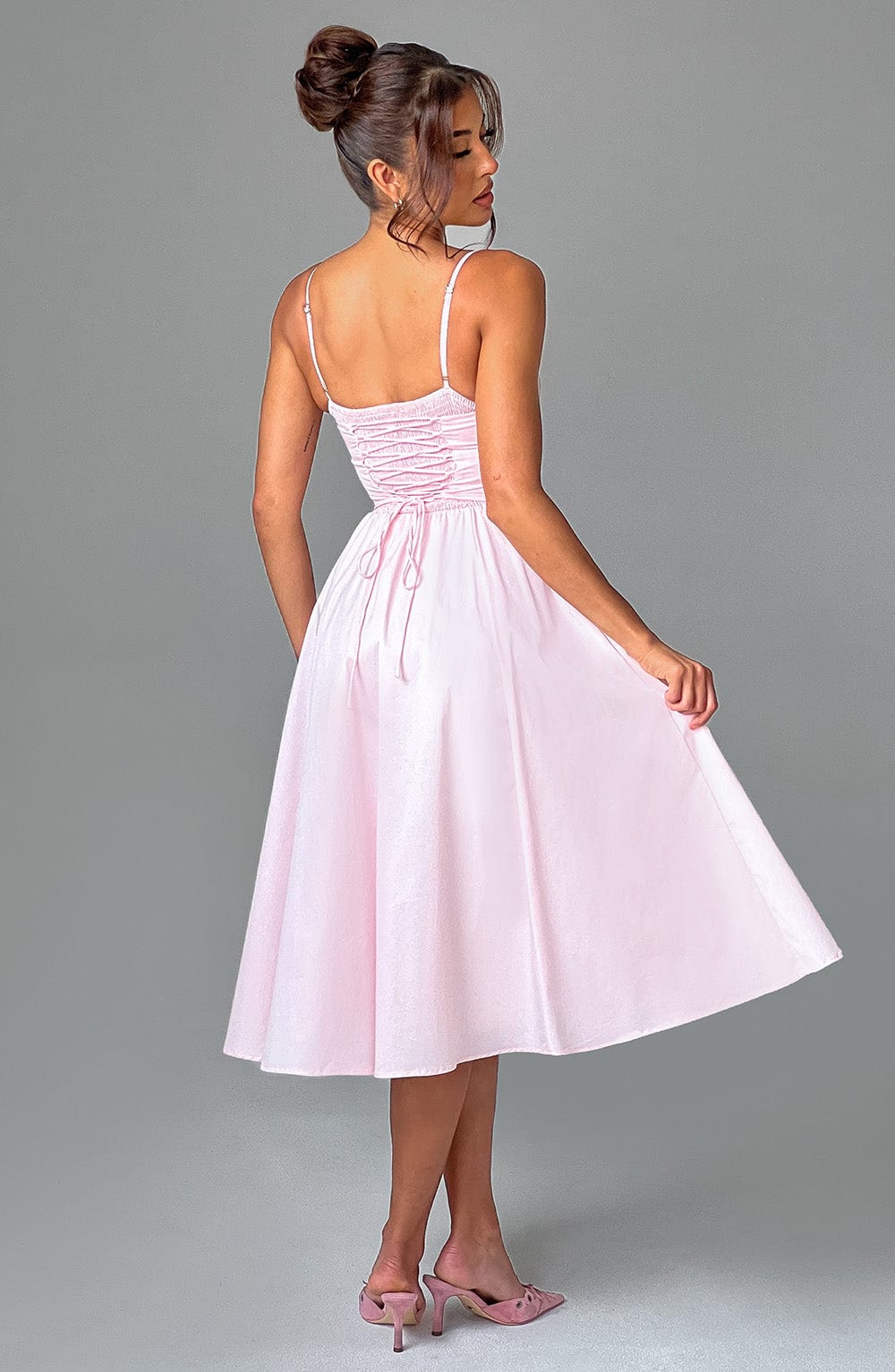 Grace™ | Vestido midi con corsé 