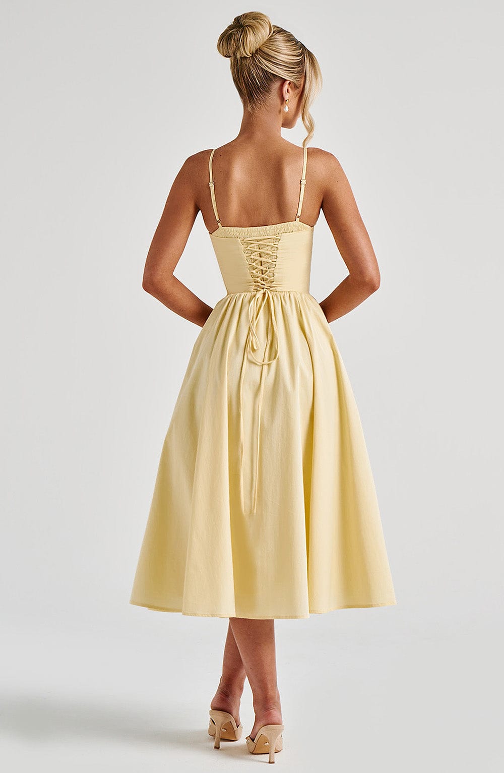 Grace™ | Vestido midi con corsé 