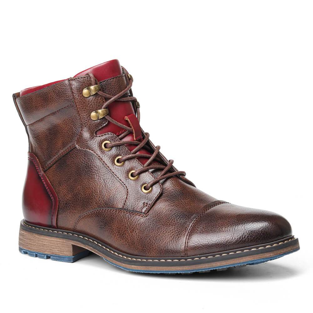 Miles - Botas Oxford clásicas de cuero 