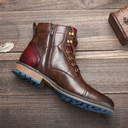 Miles - Botas Oxford clásicas de cuero 