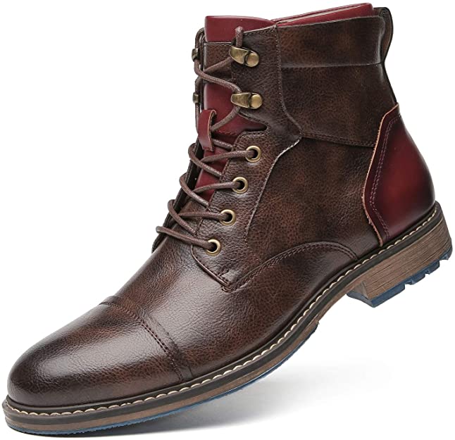 Miles - Botas Oxford clásicas de cuero 