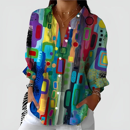 Blusa Edna™ Artistic Bloom