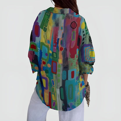 Blusa Edna™ Artistic Bloom