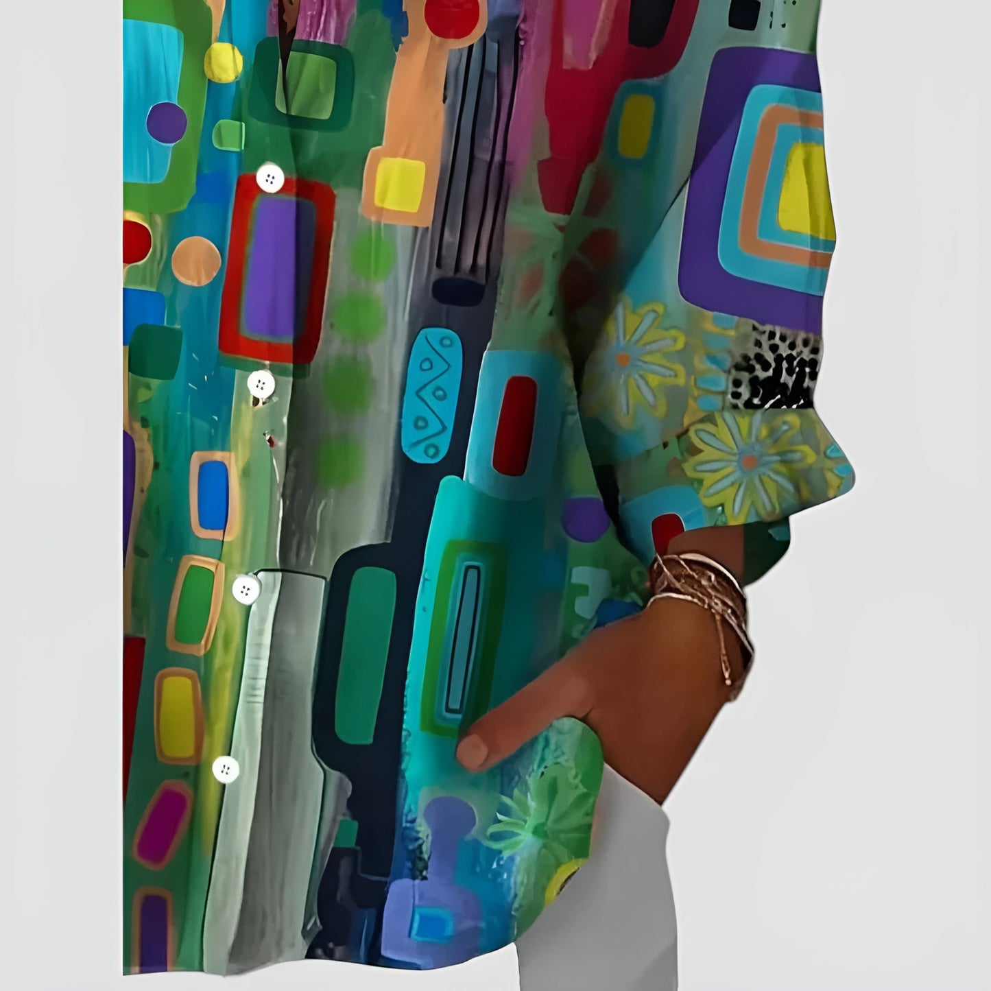 Blusa Edna™ Artistic Bloom