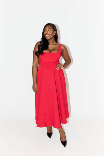 Selene™ | Vestido midi fluido y atemporal