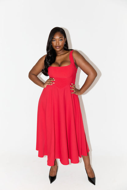 Selene™ | Vestido midi fluido y atemporal